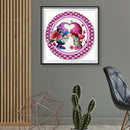 DIY Diamond Painting Valentines Day Goblin Round Drill Art Picture (L2833) Newly