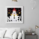 Diamond Painting Christmas Round Rhinestone Wall Picture Decor