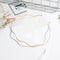 Elegant Geometric Metal Headdress Hair Hoop Thin Headbands Wave Bending