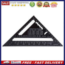 7inch Metric Triangle Measuring Ruler Square Angle Protractor Trammel Tools