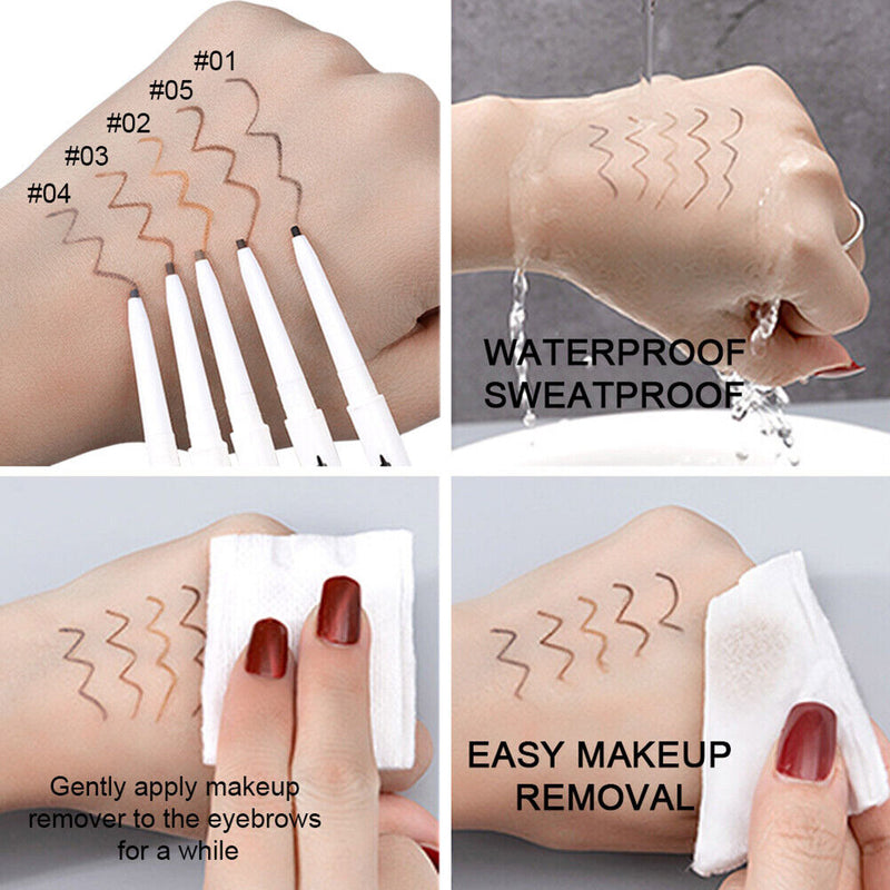 Women Eyebrow Pen with Duel Tip Not Dizzy Long Lasting Cosmetic Eye Brow Penc