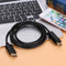 1.8m HDMI Cable DisplayPort Male HDMI Male 1080p Video Converter - ADA