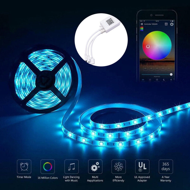 LED RGB Controller Box 1 to 2 Controller IR Remote 144W 24V for RGB Strip Lights