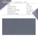 12.8 W/mk Silicone Thermal Pads 85x45mm for GPU CPU Heatsink (1.5mm Thick)