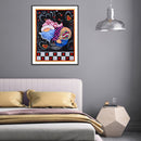 5D Diamond Painting Kit DIY Cartoon Gnome Full Round Picture Wall Rhineston
