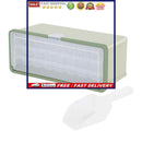 Ice Tray Square Ice Cube Tray with Lid and Bin Ice Ball Maker Mold for Freeze