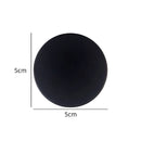 Door Handle Bumper Self-Adhesive Stopper Door Buffer Guard Doorstop (Black)