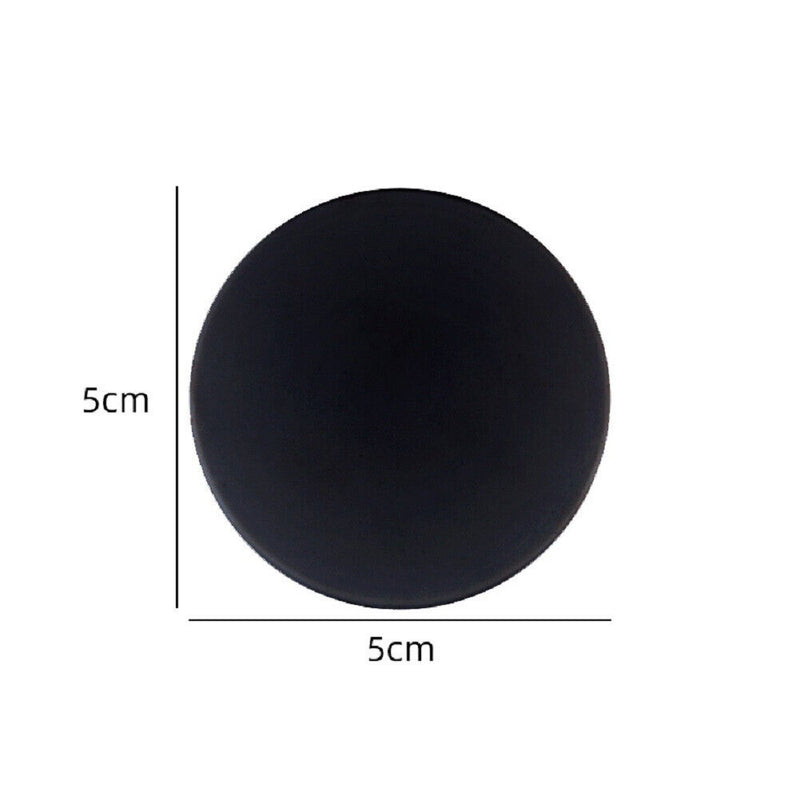 Door Handle Bumper Self-Adhesive Stopper Door Buffer Guard Doorstop (Black)