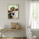 5D DIY Full Round Diamond Painting Grazing Cow Animal Picture Kits Wall Art Gift