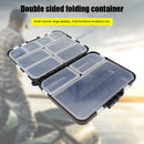 Two Sided Fishing Storage Case Compartment Fishing Tackle Tool Lure Hook Bait Box