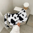 Cow Milk Printed Women Handbag Tote Female Casual Underarm Shoulder Bag (2)