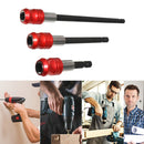 3pcs Batch Head Rod 1/4 Hex Shank Self-locking Magnetic Bit Extension Rods Newly