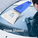 Car Ice Scraper with Clear Rubber Blade Plastic Handle Winter Auto Accessories