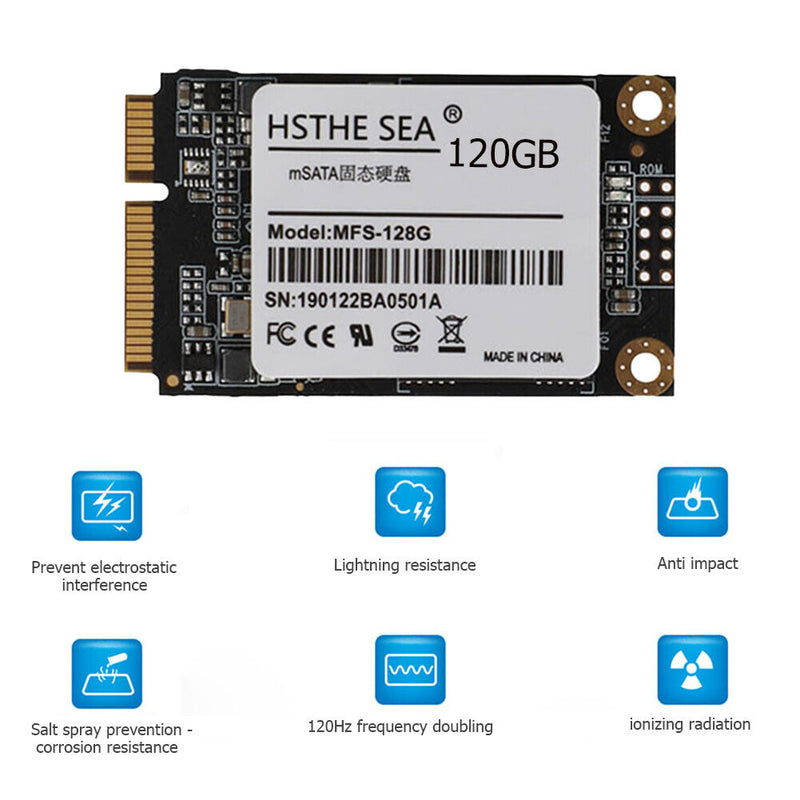 Mini mSATA SSD 120G/128G/240G/256G Internal Solid State Hard Drive (120G)