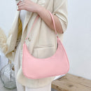 Casual Women Small Purse Handbag Fashion Solid Color Shoulder Underarm Hobos Bag