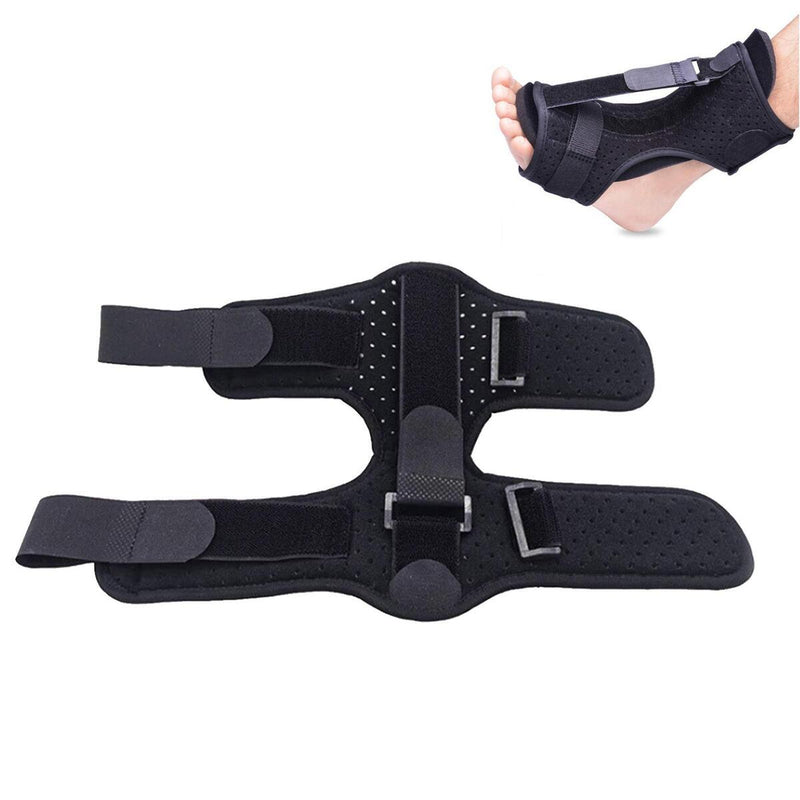 Plantar Fasciitis Night Splint Adjustable Drop Foot Orthotic Brace Pain Relief: