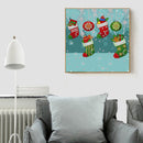 Partial Special Shape Drill Rhinestone Painting 5D DIY Christmas Socks Picture