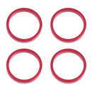 4x Bicycle Front Fork Washer MTB Bike Headset Spacers Gasket Ring (Red) Newly