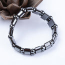 Punk Black Hematite Bracelet Men Women Healthy Bracelets Handchain Jewelry
