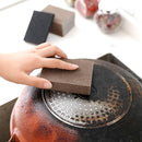 Sponge Eraser Descaling Rub Cleaning Rust Kitchen Tool (Brown)