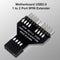1to 2 USB2.0 9Pin to USB3.0 19Pin Front Panel Plug Connector for Motherboard