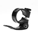 Quick Release MTB Seatpost Clamp Aluminum Seat Post Clamp (25.4mm Black) UK