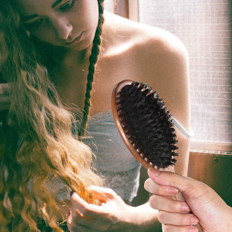 Curved Handle Anti-corrosion Durable Hair Brush Smooth Daily Comb Hair Care