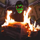 EL Luminous Glowing Masks Halloween Masquerade Makeup Party Decor (Red)