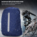 Reflective Waterproof Backpack Rain Cover Outdoor Safety Cover (Dark Blue)