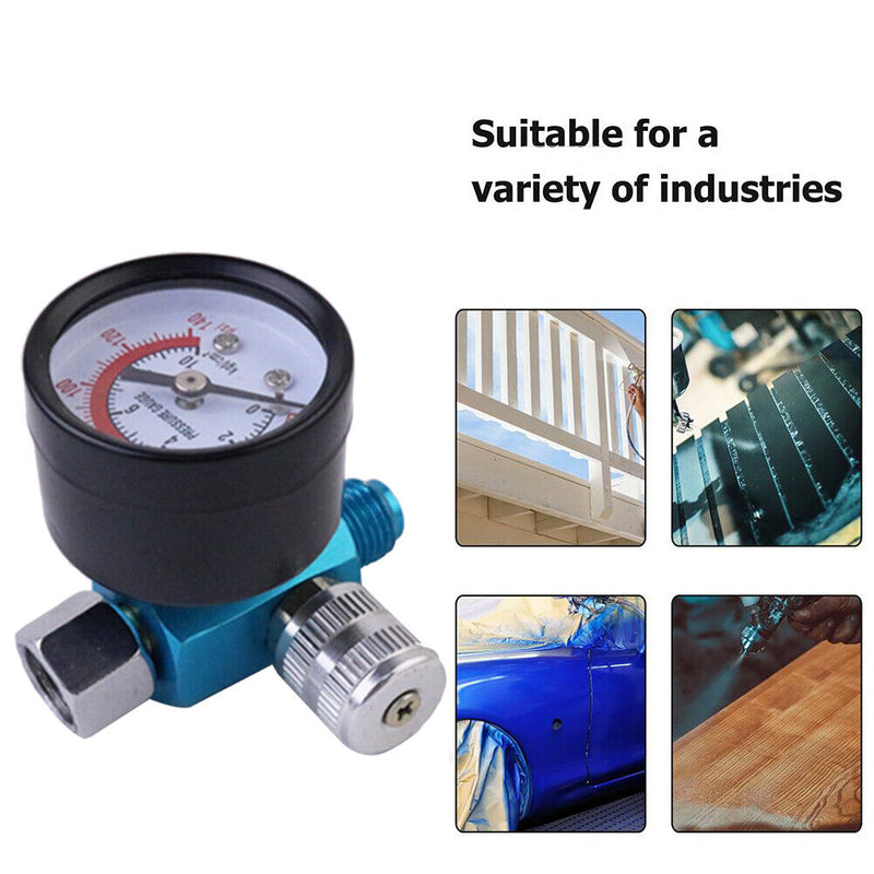 Spray Gun Adjusting the Air Pressure Regulator Pneumatic Meters Accessories