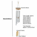 Pendant Garden Decor Hanging Decorations Solid Wood Wind Chime Aluminum Tubes