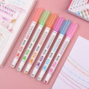 Hand Account Wavy Lace Outline Pen Fluorescent Pen Highlighter Roller Curve Pen