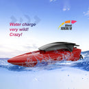 10km/h 2.4ghz 4 Channels Remote Control Speedboat Induction for Kids Adults