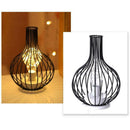 Retro Geometric Wire Industrial LED Light Bulb Bedside Desk Light Sale Hot A4F2