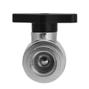 G1/4 Vent Valve Brass Inner Teeth Water Ball Valve Waterway Control(Black) Newly