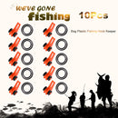 10pcs Plastic Fishing Hook Keeper Holder Fishing Rod Bait Tackle Tool (N01)