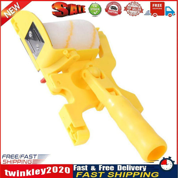 Clean-Cut Paint Edger Roller Brush Edging Tool for Wall Ceiling Painting Newly
