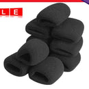 UN3F 10Pcs Black Microphone Grill Foam Cover Audio Mic Shield Sponge