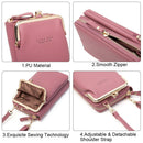 Card Holder Cellphone Women Crossbody Bag PU Leather Women Phone Bag Coin Purse