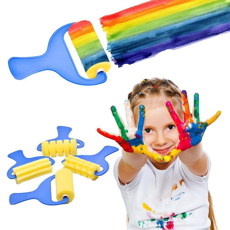 Occitop Sponge Brush for Kids, Painting, Toys, Art, Drawing, School,