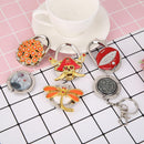 5pcs Zinc Alloy Rhinestone Folding Table Edge Handbag Hook Hanger (S2HH01)