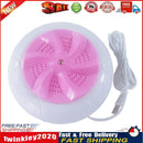 Mini Ultrasonic Turbo Washing Machine Removes Dirt Travel Washer (Pink) Newly
