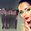 15Pcs Makup Brushes Tool Set Eyeshadow Eye Brush Kitsï¼Black Coffeeï¼ Newly