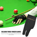 5pcs Billiards Three Fingers Glove Left Hand Billiard Glove Free Size