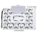 Cosmetic Pouch Clamshell Clean Wipes Carrying Case Container Wipe Bag
