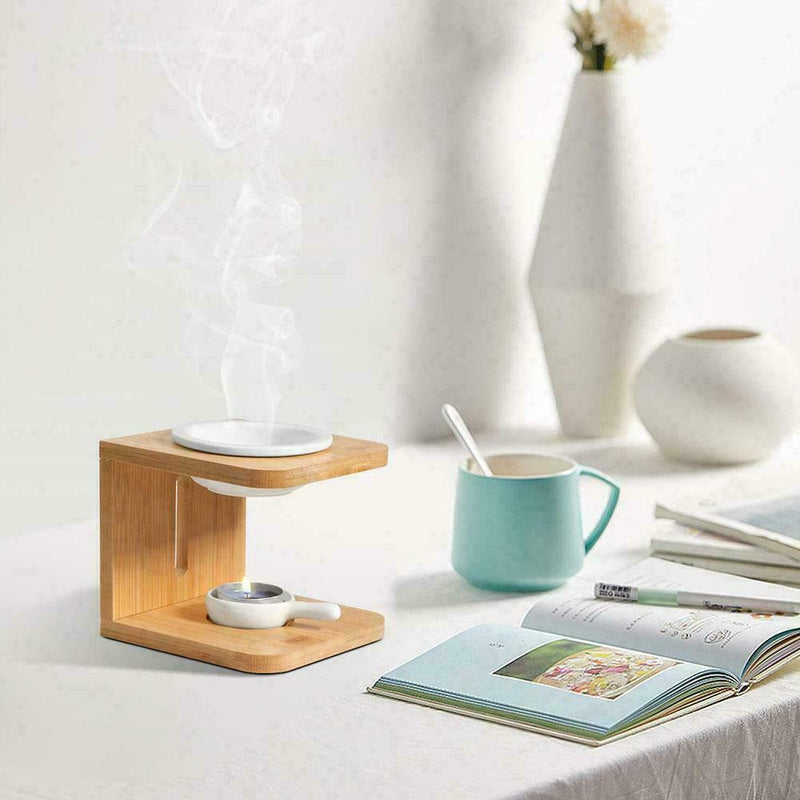 1X Ceramic Aroma Burner Essential Oil Burner Aromatherapy Candle M2W2