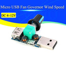 Mute Wind Speed Controller USB Fan Governor Wind Speed Regulator Switch Module