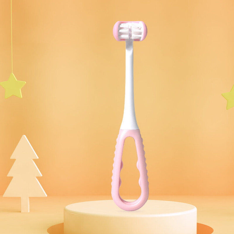 3 Sided Silicone Safety Teeth Brush Dental Clean Toothbrush Oral Care for Y 3-15