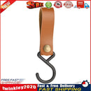 Outdoor PU Leather Hook Camping Tripod Clothes Keychain Hanger Hook (1pc) Newly