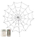 Halloween Props Spider Web Outdoor Party Light Up Cobweb Lighting Decor New_